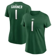 Women's Nike Sauce Gardner Green New York Jets Player Name \u0026 Number T-Shirt